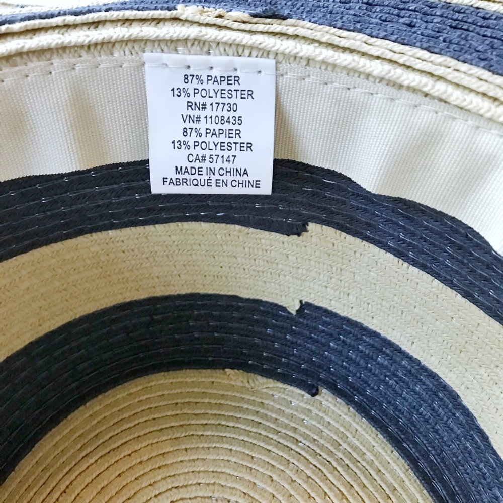 Striped Sun Hat - Picture 3 of 8